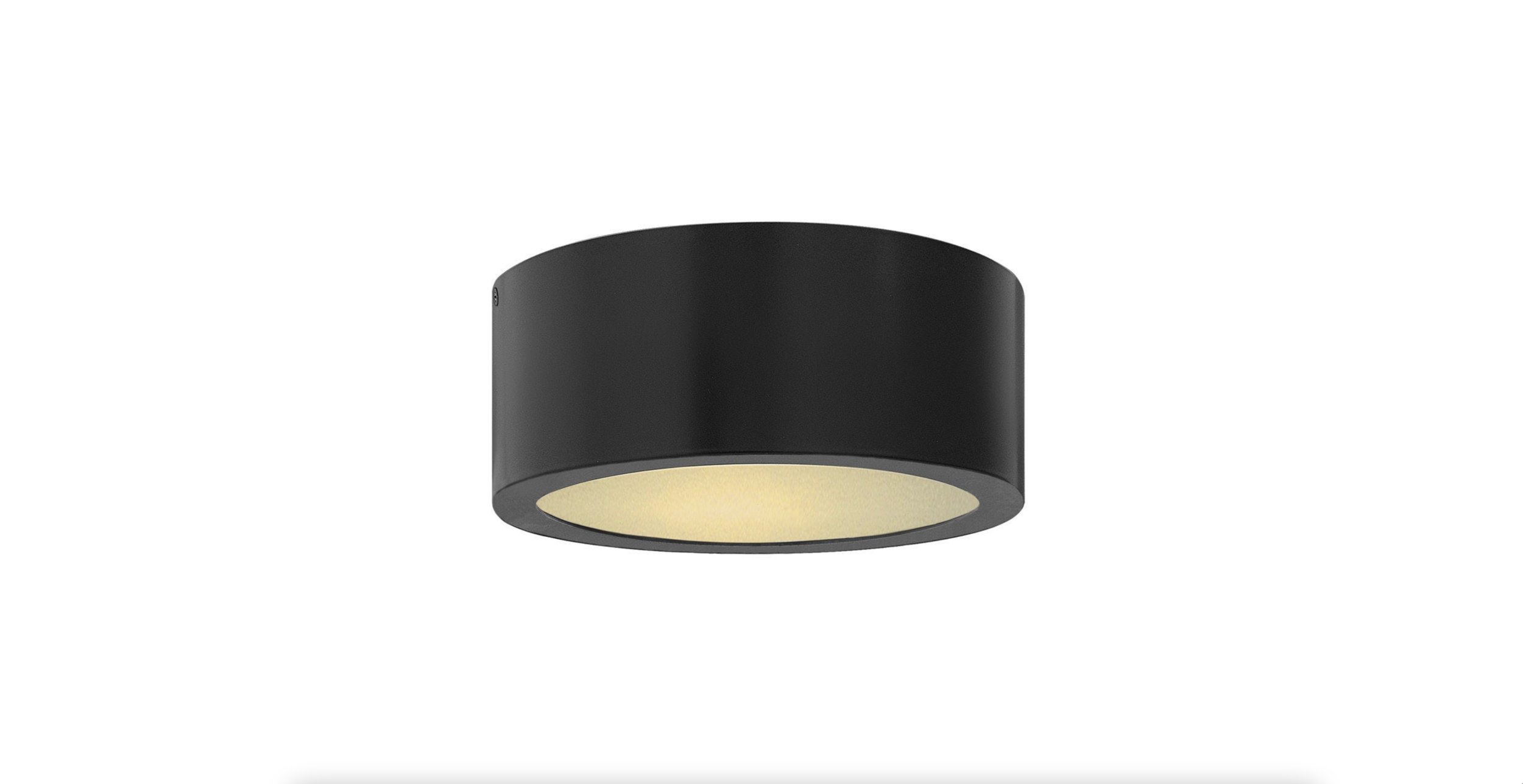 L una☆ Small Titanium Luna Flush Mount — Miller's Home Furnishings